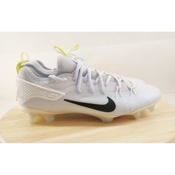 Nike Alpha Huarache 9 Elite Low LAX Lacrosse Cleats Sz 10.5 NEW FV6147 001 - Picture 1 of 10